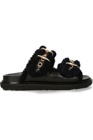 Marni Skor, Dam, 36 EU, Sandaler i lammskinn