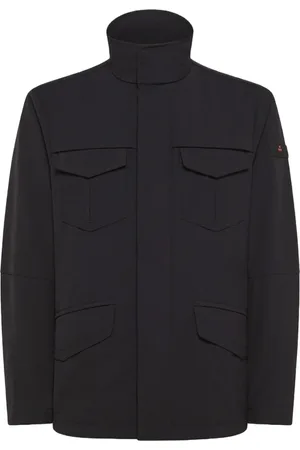 Peuterey Jacka, Herr, M, Polyester, Blå Field Jacket Urban Stil