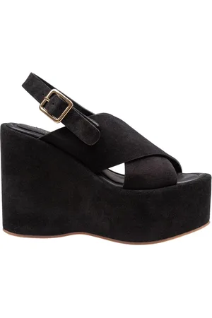 Paloma Barceló Skor, Dam, 36 EU, Mocka, Sophie Svart Mocka Kil Sandal