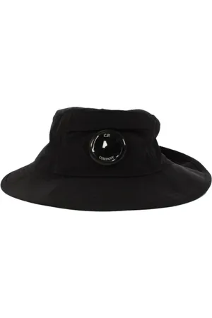C.P. Company Accessoarer, unisex, M, Stilren svart polyamidhatt