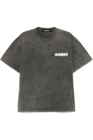MISBHV Topp, Herr, L, Svart Logo Print Crew Neck T-shirt