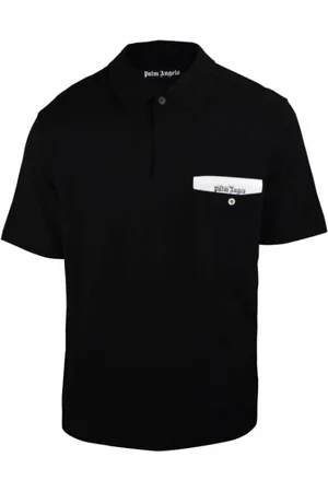 Palm Angels Topp, Herr, L, Bomull, Satorial Button Polo