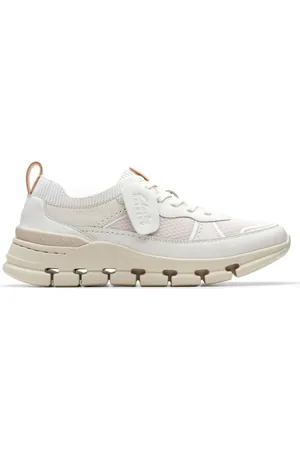Clarks Skor, Dam, 38 EU, Läder, Fritidssneakers