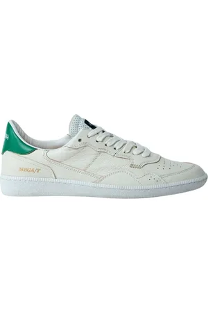 Hidnander Skor, Dam, 38 EU, Läder, Lågtopp Lädersneakers med logomotiv
