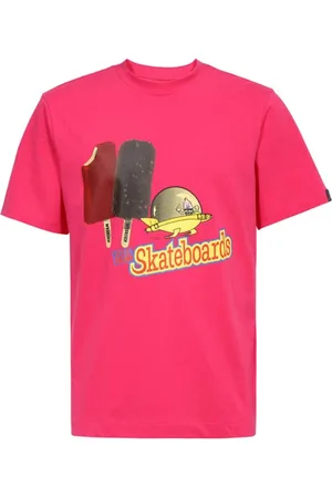 ICECREAM Topp, Herr, XL, Bomull, Bomull T-shirt med Front Print