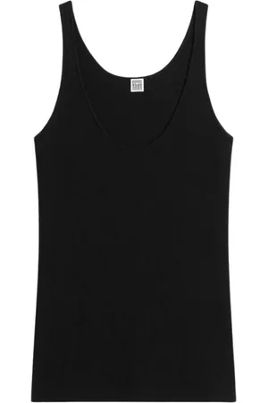 Totême Topp, Dam, S, Läder, Minimalistisk Stickad Tanktop