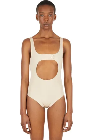 Courrèges Topp, Dam, M, Circle Button Bodysuit