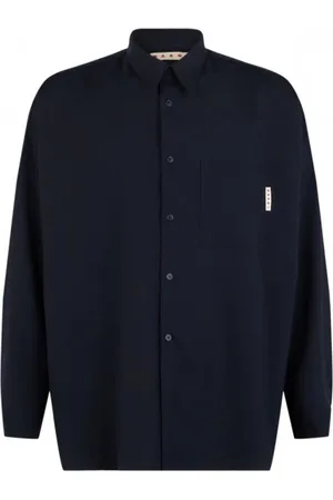 Marni Skjorta, Herr, L, Bomull, Casual Bomullsskjorta