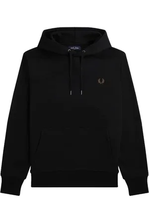 Fred Perry Sweatshirts & Hoodies, Herr, L, Bomull, Laurel Wreath Hooded Sweatshirt