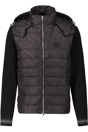 Etro Jacka, Herr, L, Quiltad Cardigan med Huva