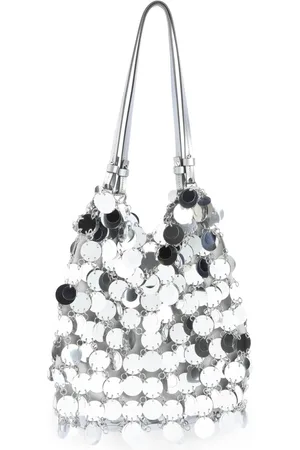 Paco rabanne Väska, Dam, ONE Size, Polyester, Metallic Handbag