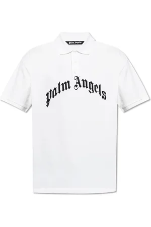 Palm Angels Topp, Herr, XL, Bomull, Pikétröja med logotyp