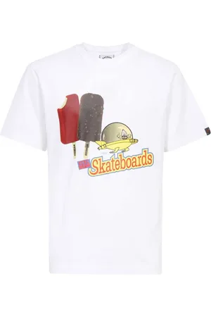 ICECREAM Topp, Herr, S, Bomull, Bomull T-shirt med Front Print