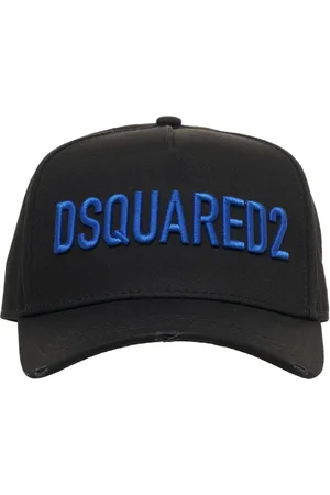 Dsquared2 Accessoarer, Herr, ONE Size, Bomull, Svart Baseballkeps