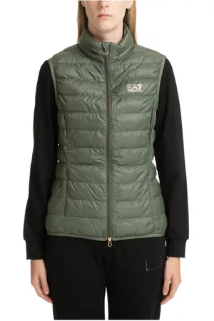 EA7 Jacka, Dam, S, Zip Plain Logo Pockets Vest