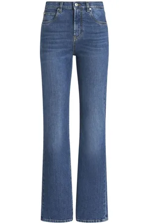 Etro Jeans, Dam, W27, Bomull, Klassiska Utsvängda Jeans