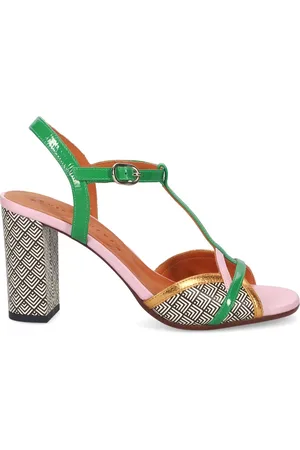 Chie Mihara Skor, Dam, 35 EU, Läder, Geometriskt Tryck Läder Sandaler