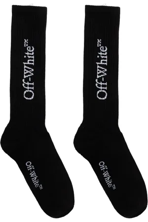OFF-WHITE Underkläder, Herr, L, Bomull, Mysiga Bokmalms Långa Strumpor