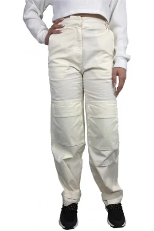 Kaos Byxor, Dam, S, Bomull, Bomullsblandning byxa med flera fickor