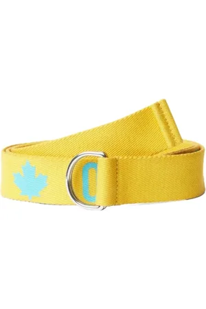 Dsquared2 Accessoarer, Herr, ONE Size, Bomull, One Life One Planet Logo Tape Belt