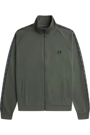 Fred Perry Sweatshirts & Hoodies, Herr, 2Xl, Bomull, Contrast Tape Track Field Jacket