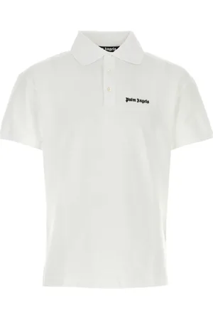 Palm Angels Topp, Herr, L, Bomull, Vit Pikétröja