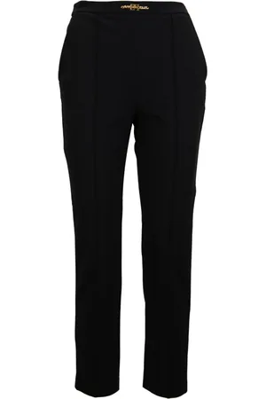 Elisabetta Franchi Byxor, Dam, M, Polyester, Gold Detail Zipper Hook Byxor