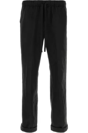 Dolce & Gabbana Byxor, Herr, M, Svart Canvas Pyjamasbyxor