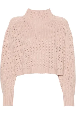 Max Mara Stickade tröjor & koftor, Dam, S, Ull-Cashmere Tröja