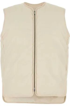 Jil Sander Jacka, Dam, XS, Bomull, Ivory Bomull Ärmlös Dunjacka
