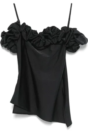 COPERNI Topp, Dam, M, Off-Shoulder Asymmetrisk Fåll Klänning