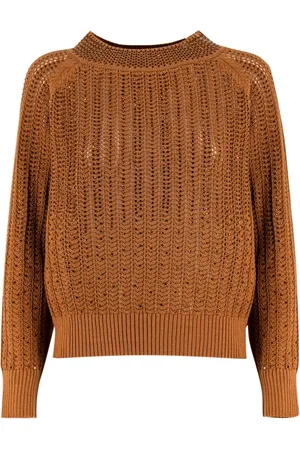 ERMANNO SCERVINO Stickade tröjor & koftor, Dam, S, Bomull, Crewneck Sweater