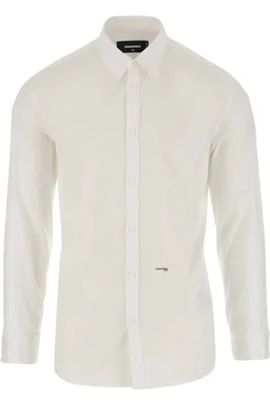 Dsquared2 Skjorta, Herr, M, Bomull, Stretch Cotton Skjorta med Logotypdetalj