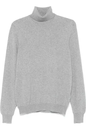 FEDELI Stickade tröjor & koftor, Herr, M, Kashmir, Cashmere Roll Neck Sweater
