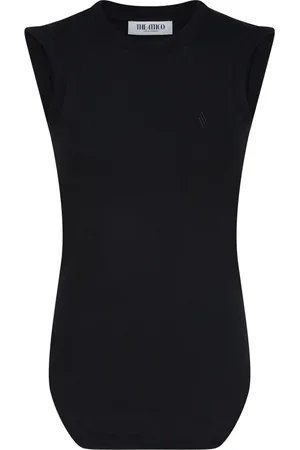 The Attico Topp, Dam, S, Linne, Svart linne