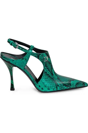 Dsquared2 Skor, Dam, 39 EU, Läder, Python Slingback Sandaler