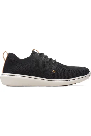 Clarks Skor, Herr, 42 EU, Sportiga stickade sneakers