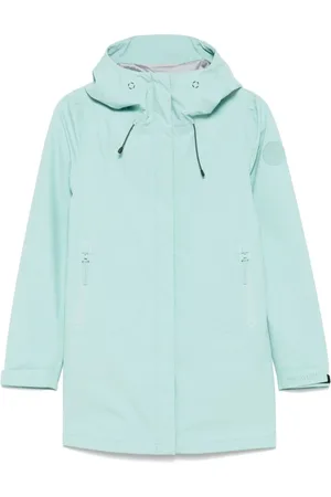 save the duck Kappa, Dam, M, Grön Parka för Kvinnor Ss25