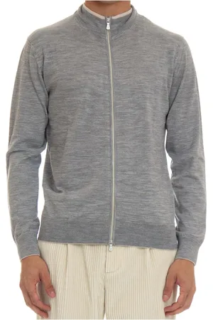 ELEVENTY Sweatshirts & Hoodies, Herr, L, Tröja med kontrasterande detaljer