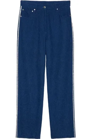 Msgm Byxor, Dam, S, Denim, Casual Denim Byxor