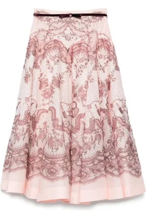 ZIMMERMANN Kjol, Dam, S, Blommig Mini Kjol
