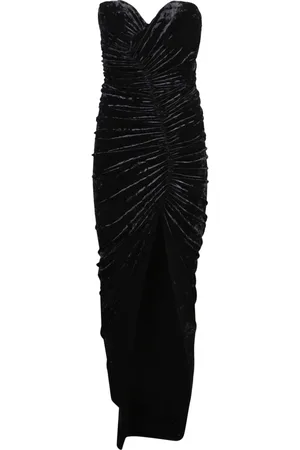ALEXANDRE VAUTHIER Klänning, Dam, S, Polyester, Svart Klänning Aw24 Elegant Stil