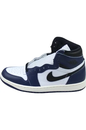 Jordan Skor, Herr, 42 1/2 EU, Midnight Navy Retro High Top Sneakers
