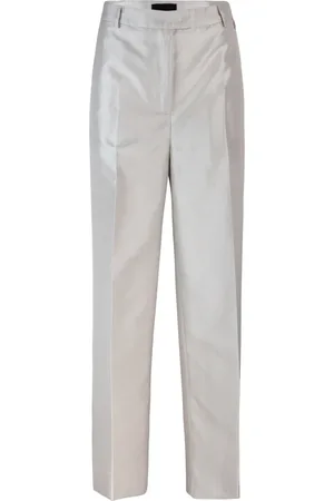 Liu Jo Byxor, Dam, M, Polyester, Högmidjade Shantung Byxor