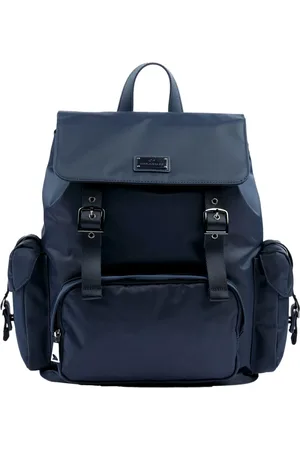 Paul & Shark Väska, unisex, ONE Size, Läder, Nylon Utility Ryggsäck med Läderdetaljer