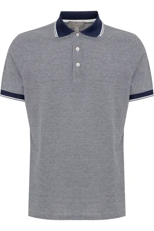 CANALI Topp, Herr, L, Bomull, Short Sleeve Polo Shirt