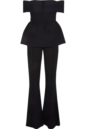 Self-Portrait Jumpsuits & Playsuits, Dam, S, Off Shoulder Crepe Jumpsuit
