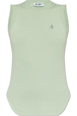 The Attico Topp, Dam, 2Xs, Bomull, Top med logotyp
