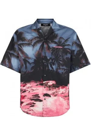 Dsquared2 Skjorta, Herr, 2Xl, Bomull, Casual Bomullsskjorta