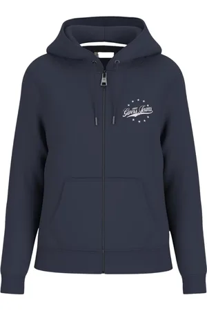 Guess Sweatshirts & Hoodies, Dam, S, Blå Tröjkollektion